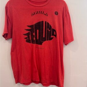 Chaser Red Tee with Black Star Script Logo
